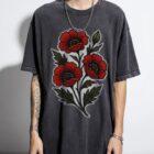 California Poppy T-Shirt | August Birth Flower Tee