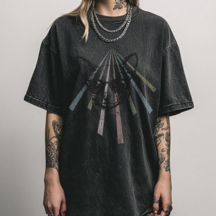 Cool Rainbow Chihuahua T-Shirt | Retro Dog Lover Tee Cool Rainbow Chihuahua T-Shirt | Retro Dog Lover Tee