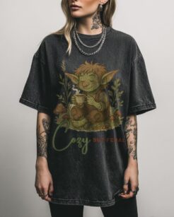 Cottagecore Goblin T-Shirt | ‘Cozy, but Feral’ Tee