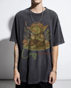 Cottagecore Goblin T-Shirt | 'Cozy, but Feral' Tee