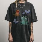Cute Frog with Star T-Shirt | Magical Nature Graphic Tee