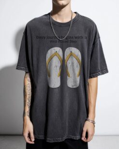 Flip-Flops Graphic T-Shirt | Summer Beach Style Tee