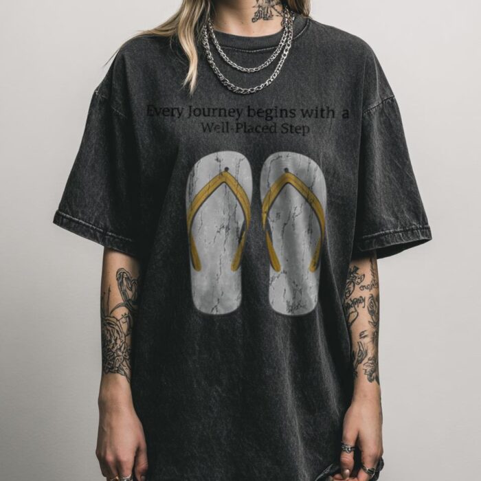 Flip-Flops Graphic T-Shirt | Summer Beach Style Tee