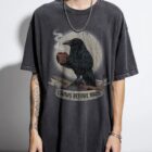 Funny 'Crows Before Bros' T-Shirt | Vintage Raven Tee