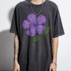 Purple Jasmine Flower T-Shirt | Whimsical Floral Tee
