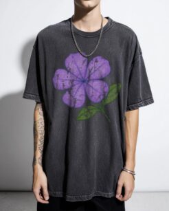 Purple Jasmine Flower T-Shirt | Whimsical Floral Tee