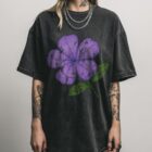 Purple Jasmine Flower T-Shirt | Whimsical Floral Tee