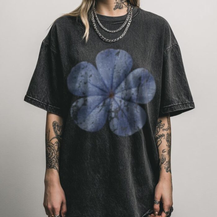 Realistic Jasmine Flower T-Shirt | Minimal Floral Tee