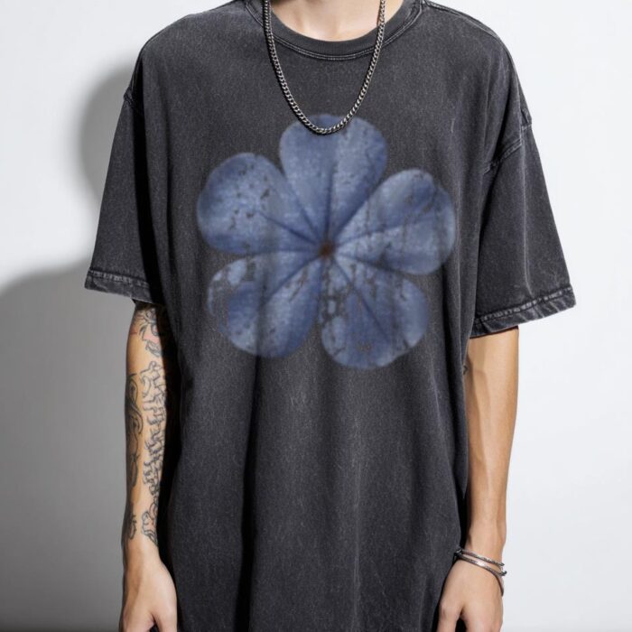 Realistic Jasmine Flower T-Shirt | Minimal Floral Tee
