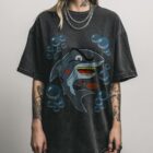 Shark-O™ Cartoon Shark T-Shirt | Funny Ocean Tee