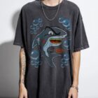 Shark-O™ Cartoon Shark T-Shirt | Funny Ocean Tee