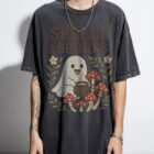 Vintage Halloween Mushroom Tee | Spooky Cottagecore Top