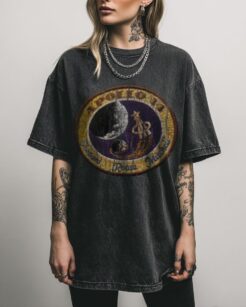 Vintage Moon Mission Patch T-Shirt | NASA Inspired Tee