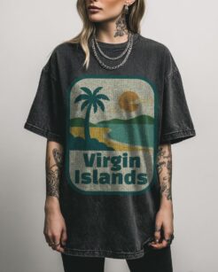 Virgin Islands T-Shirt | Tropical Sunset Beach Tee