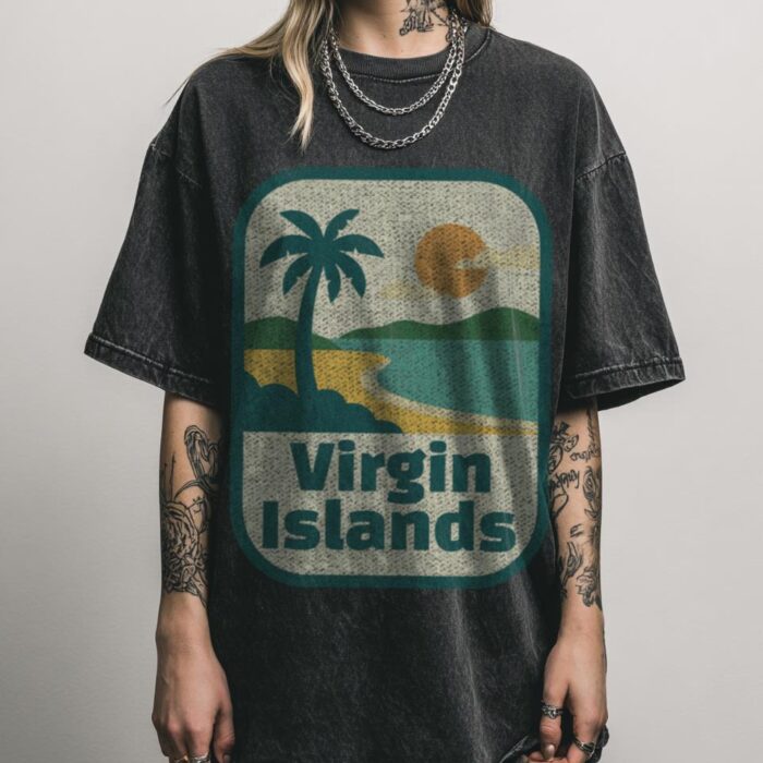 Virgin Islands T-Shirt | Tropical Sunset Beach Tee