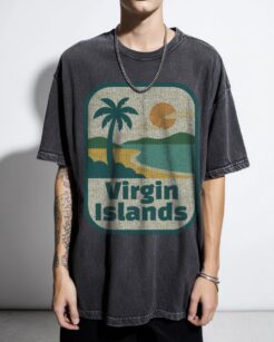 Virgin Islands T-Shirt | Tropical Sunset Beach Tee