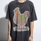 Watercolour Hen T-Shirt | Farmhouse Style Chicken Tee