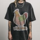 Watercolour Hen T-Shirt | Farmhouse Style Chicken Tee