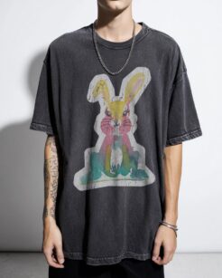 Watercolour Rainbow Bunny T-Shirt | Cute Animal Tee