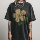 Yellow Jasmine Flower T-Shirt | Botanical Floral Graphic Tee