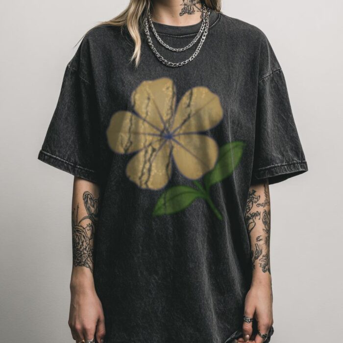 Yellow Jasmine Flower T-Shirt | Botanical Floral Graphic Tee