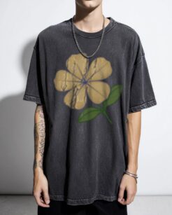 Yellow Jasmine Flower T-Shirt | Botanical Floral Graphic Tee